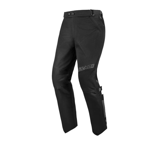 surpantalon moto étanche respirant homme femme coupe ajustée zips latéraux