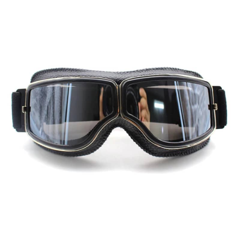 Lunettes masque Biker Moto custom et Trike. - Incolore