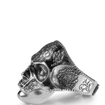 bague homme biker argent | Boutique biker