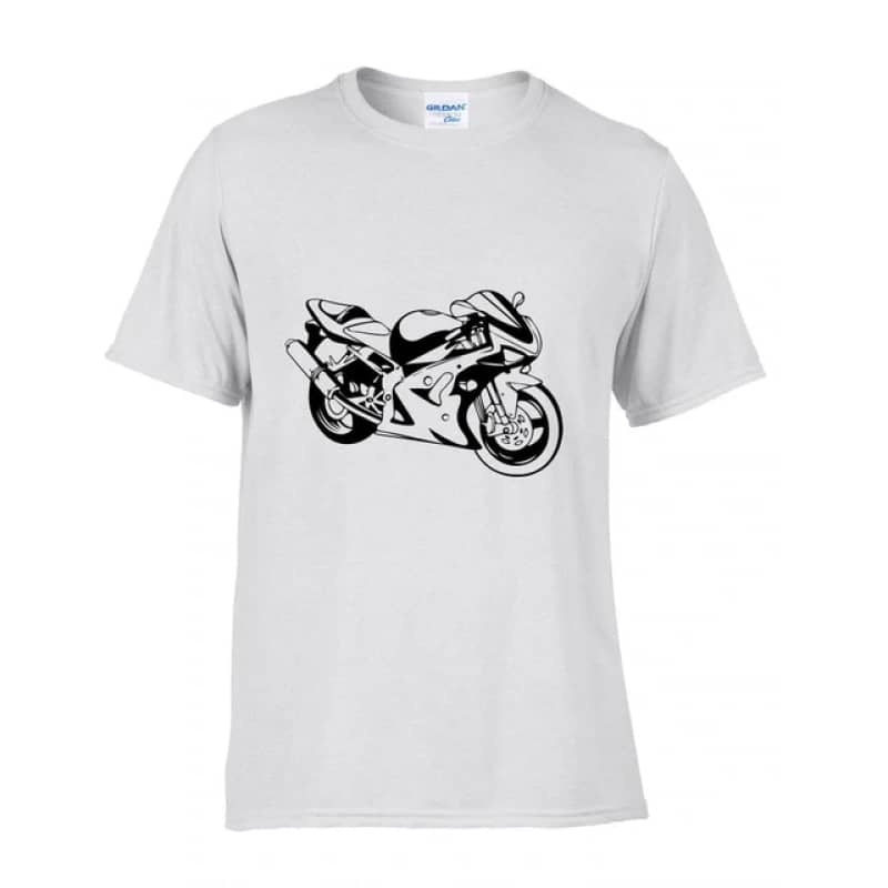 Tee-shirt moto écru homme - DistriCenter