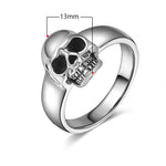 Bague biker tête de mort minimaliste - Vignette | Boutique biker