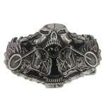 Boucle de ceinture homme - Tête de mort - Vignette | Boutique biker