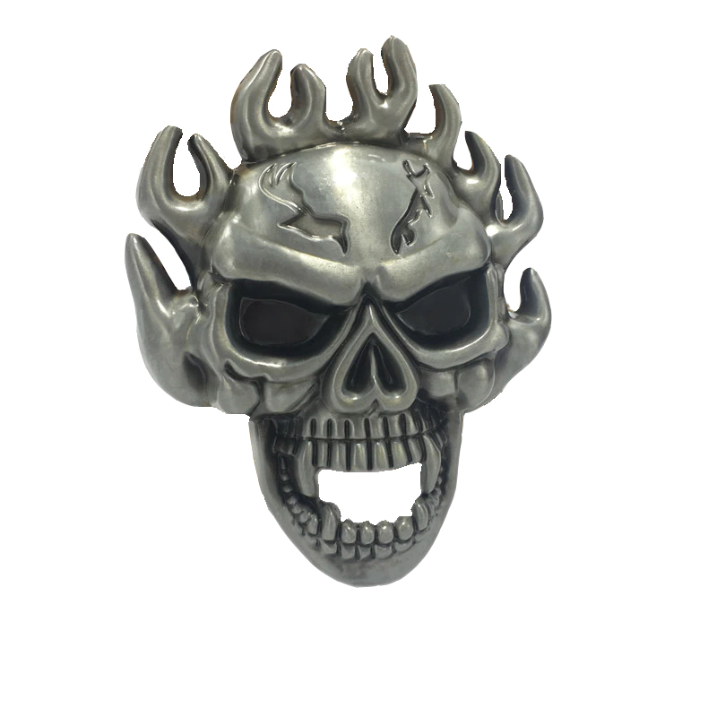Boucle de ceinture tete de mort | Boutique biker