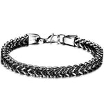 Bracelet homme acier noir | Boutique biker