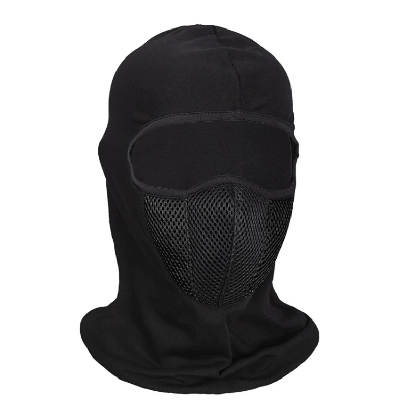 Lot De 4 Cagoules Couvre-visage Complet Moto - Polyester - Coupe-vent, Anti-UV, Multi-usages (Noir, Bleu, Blanc, Gris)