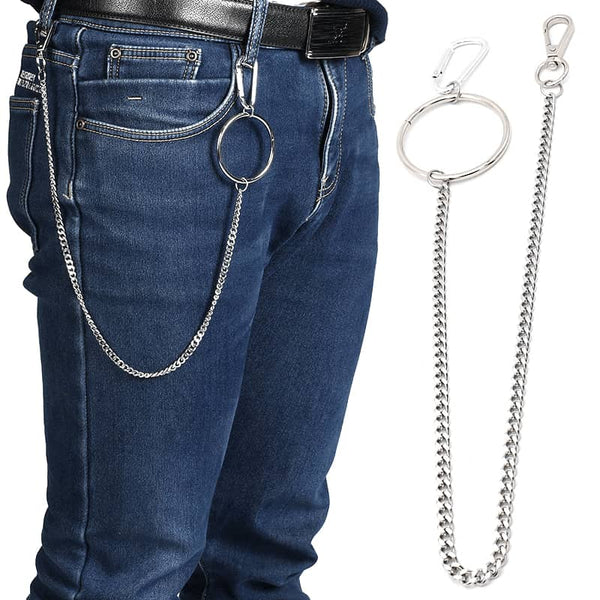 Collier Rock punk en métal épines, en fer, pour pantalon, chaîne, pour  portefeuille, chaîne, bracelet~O DY10300