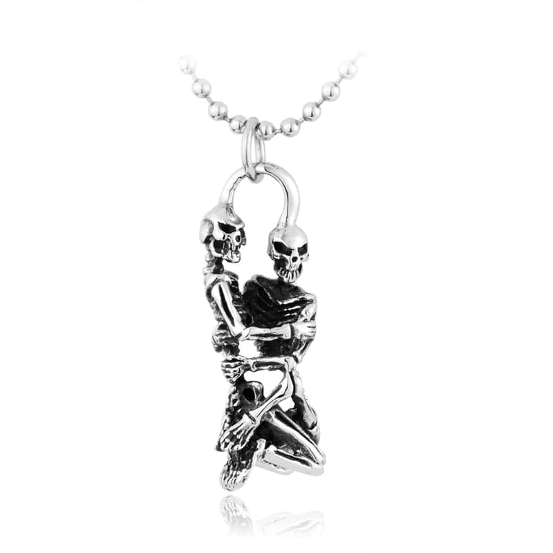 collier squelette | Boutique biker