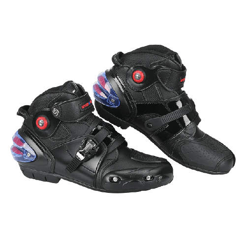 Demi Bottes bottines Chaussure de Moto pour Femme