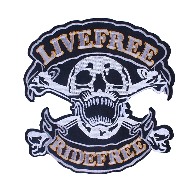 Ecusson tete de mort pirate | Boutique biker