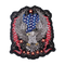 Patch biker aigle USA brodé 3D à coudre sur veste ou sac