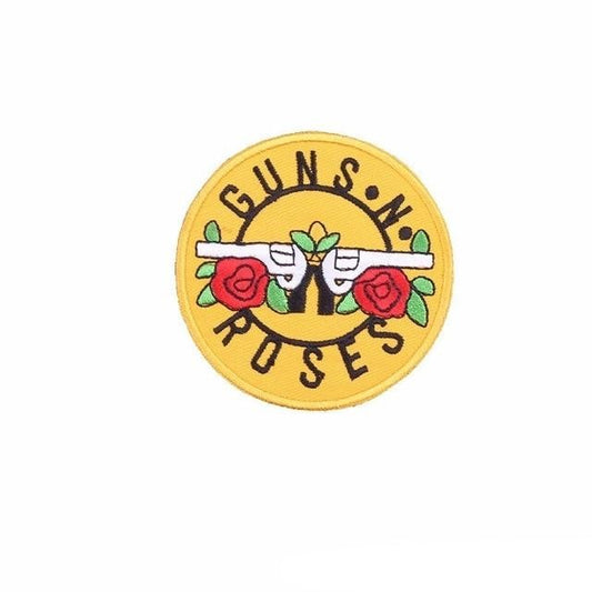 Patch biker rock brodé 3D à coudre sur veste ou sac à dos