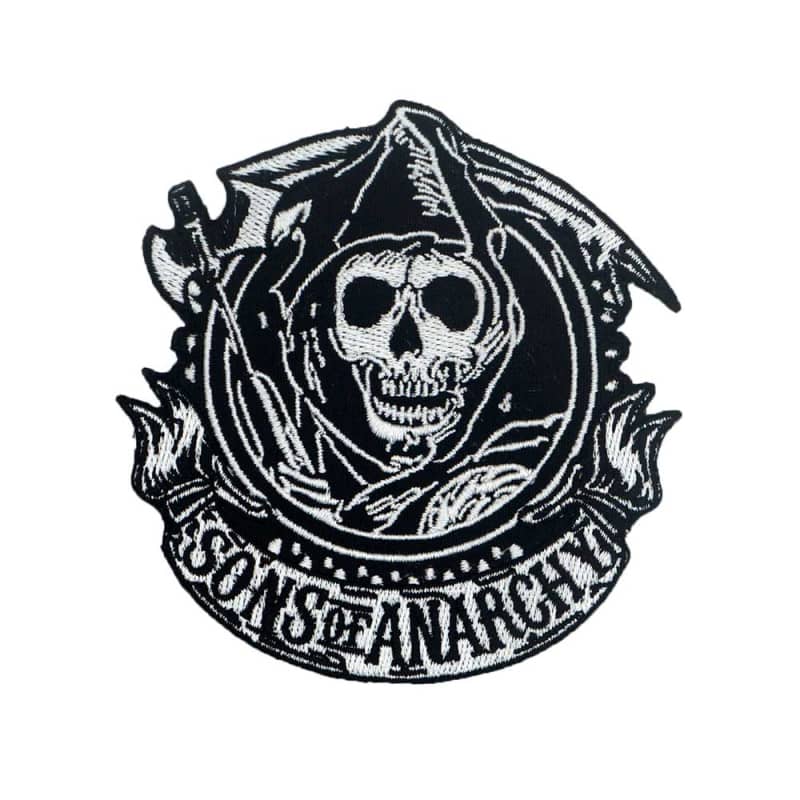 Patch Sons of Anarchy France brodé à coudre sur veste motard