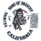 Patch sons of anarchy 3D brodé pour veste biker à coudre