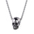 Pendentif tete de mort femme | Boutique biker