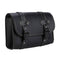Sacoche moto café racer en simili cuir noir 100 % étanche pour motards vintage