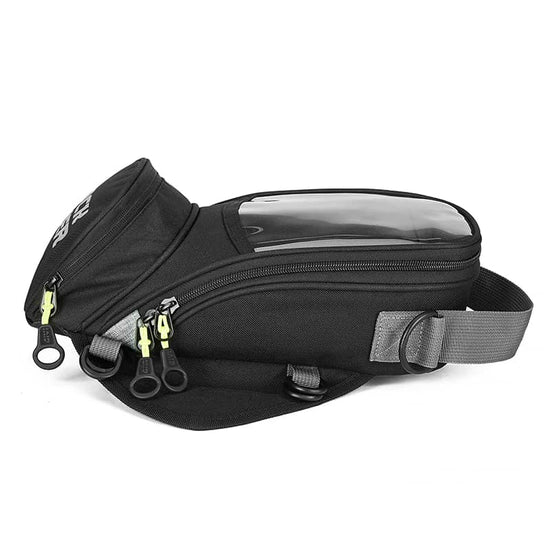 Cuque Sacoche de réservoir de moto Sac à dos décoratif en tissu