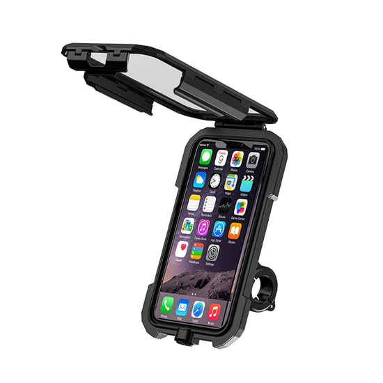 Support De Téléphone Spéciale Moto et Scooter Fixation Rétro et Guidon