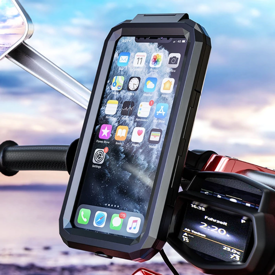 Fixation téléphone pour moto, vélo et trotinette - Popsocket