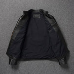 Blouson en cuir - Tête de mort - Vignette | Boutique biker
