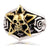 Bague argent tete de mort | Boutique biker