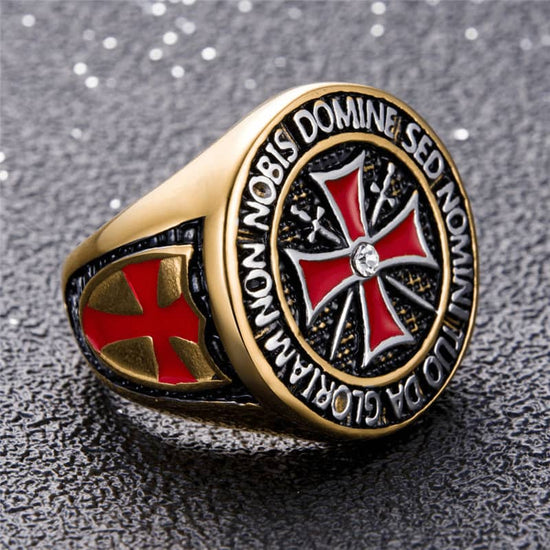 bague templiers croix pattée | Boutique biker