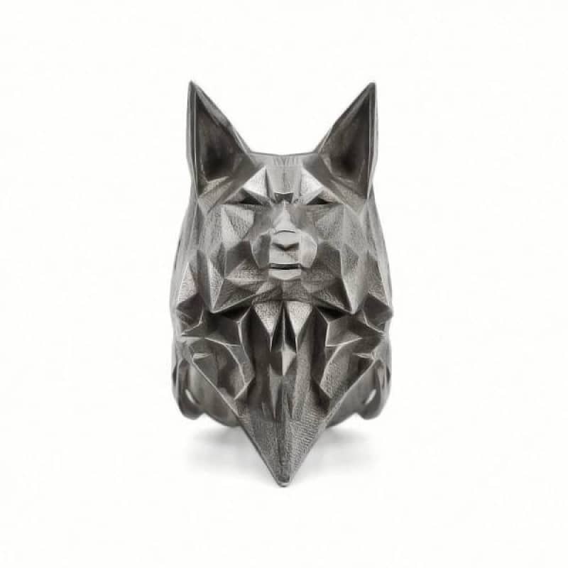 Bague tete de loup | Boutique biker