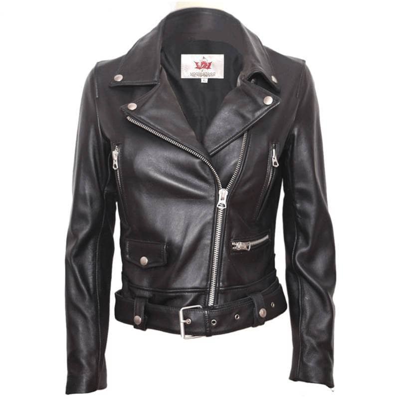 Blouson Femme Perfecto Noir Cuir Veste Blouson Perfecto Cuir Fille