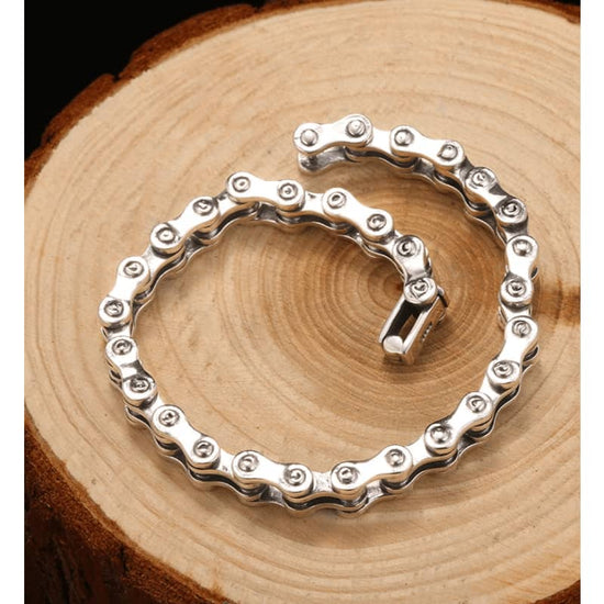 Bracelet Chaine de Moto Argent | Boutique biker