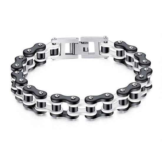 Bracelet Chaine Moto - Argent et Or  Le Pratique du Motard – LE PRATIQUE  DU MOTARD