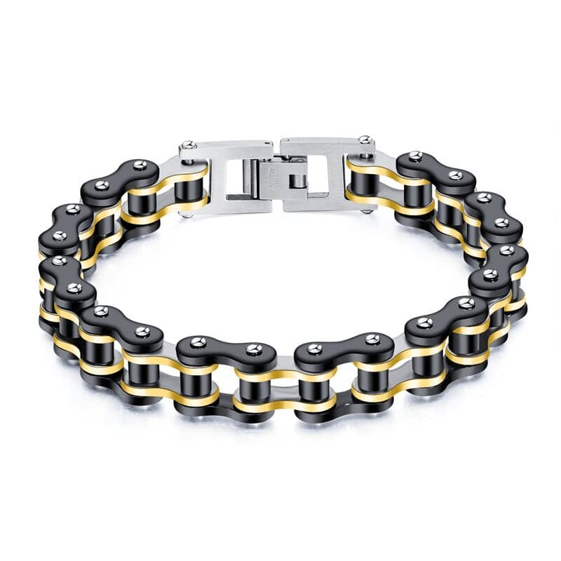 Bracelet chaîne Vintage pour hommes, bijoux de moto Punk