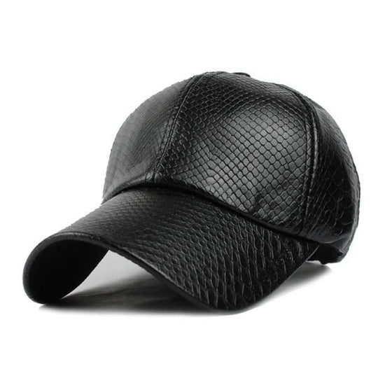 Casquette de Moto en Cuir Vintage pour Homme