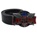 Ceinture biker - Live to ride USA - Vignette | Boutique biker