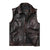 Gilet Cuir Marron Biker | Boutique biker