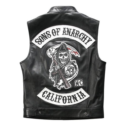 Gilet cuir biker - Sons of anarchy