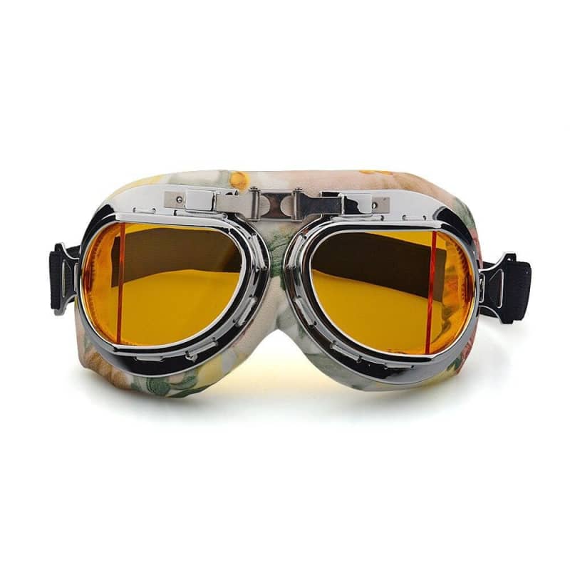 Masque Moto Vintage pour les Porteurs de Lunettes AF194A