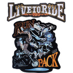 Patch biker -  Loup féroce - Vignette | Boutique biker