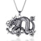 Pendentif dragon chinois en acier inoxydable 316L pour homme et femme