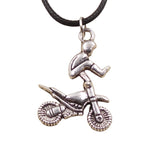 Pendentif motocross (Avec chaine) - Vignette | Boutique biker