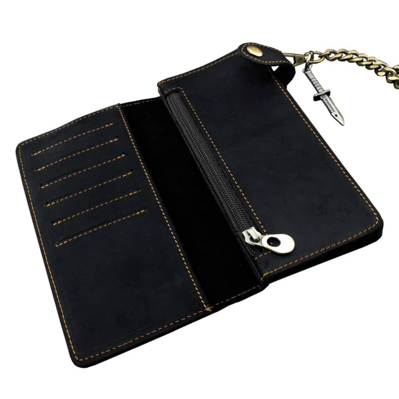 Portefeuille Motard Cuir | Boutique biker