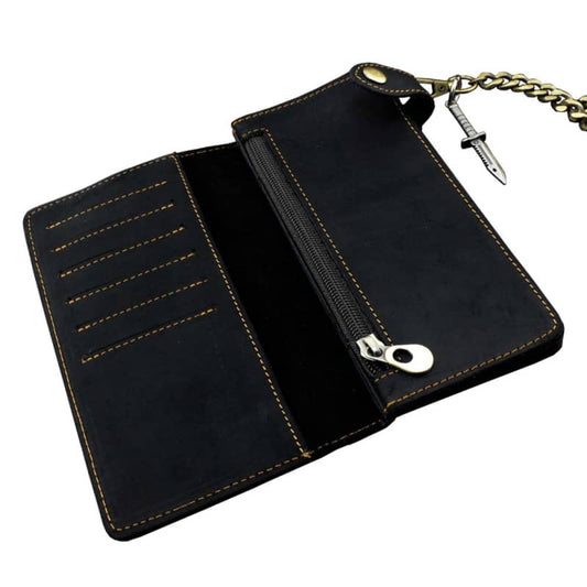 Portefeuille Motard Cuir | Boutique biker