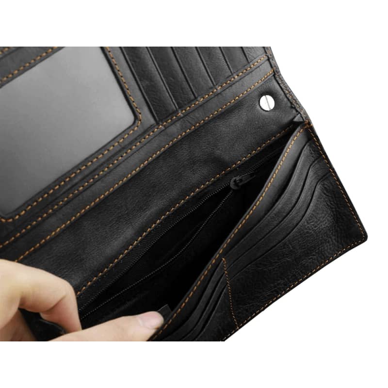 Portefeuille Tête de Mort Femme | Boutique biker