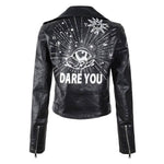 Blouson motard femme simili cuir | Boutique biker