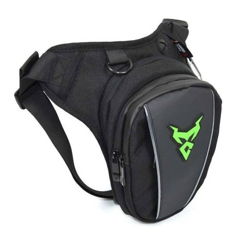 Sac De Jambe Moto Multifonction – Sac Cuisse PVC Imperméable Noir Mat – Rangement Pratique Pour Randonnée Et Voyage