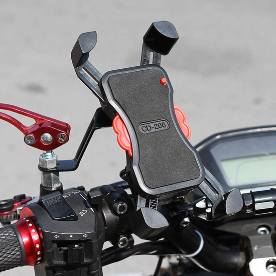 Support téléphone moto induction