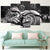 Tableau decoratif mural noir et blanc | Boutique biker