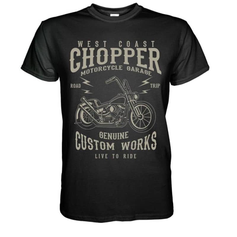 T-shirt motard - Custom Works  Tee shirt homme, T shirt, T shirt moto