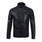 Veste Simili Cuir Homme Marron Pas Cher | Boutique biker