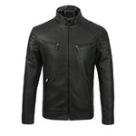 Veste Simili Cuir Homme Marron Pas Cher | Boutique biker