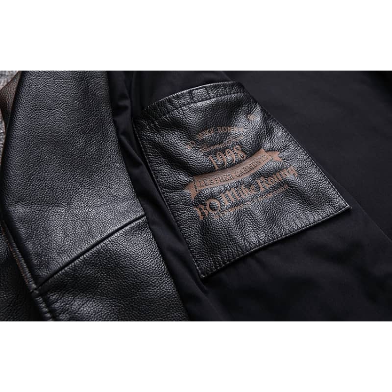 Veste cuir homme 2025 vintage